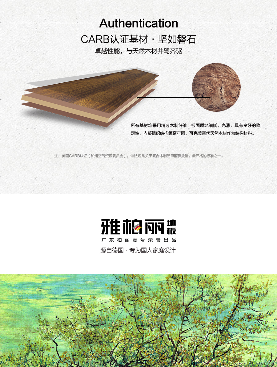 雅柏麗地板 強(qiáng)化復(fù)合地板 強(qiáng)化復(fù)合地板十大品牌 BL-JZ0014原木風(fēng)尚