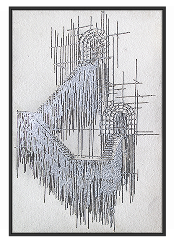 現(xiàn)代創(chuàng)意客廳裝飾 畫臥室原創(chuàng)手繪砂巖立體畫 餐廳環(huán)保PS框掛畫 空中橋