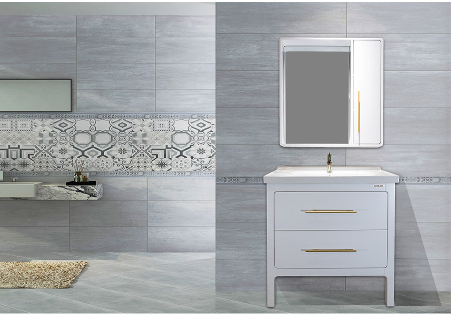 落地式陶瓷浴室柜,現(xiàn)代簡約實(shí)木浴室柜,GOHGOH浴室柜