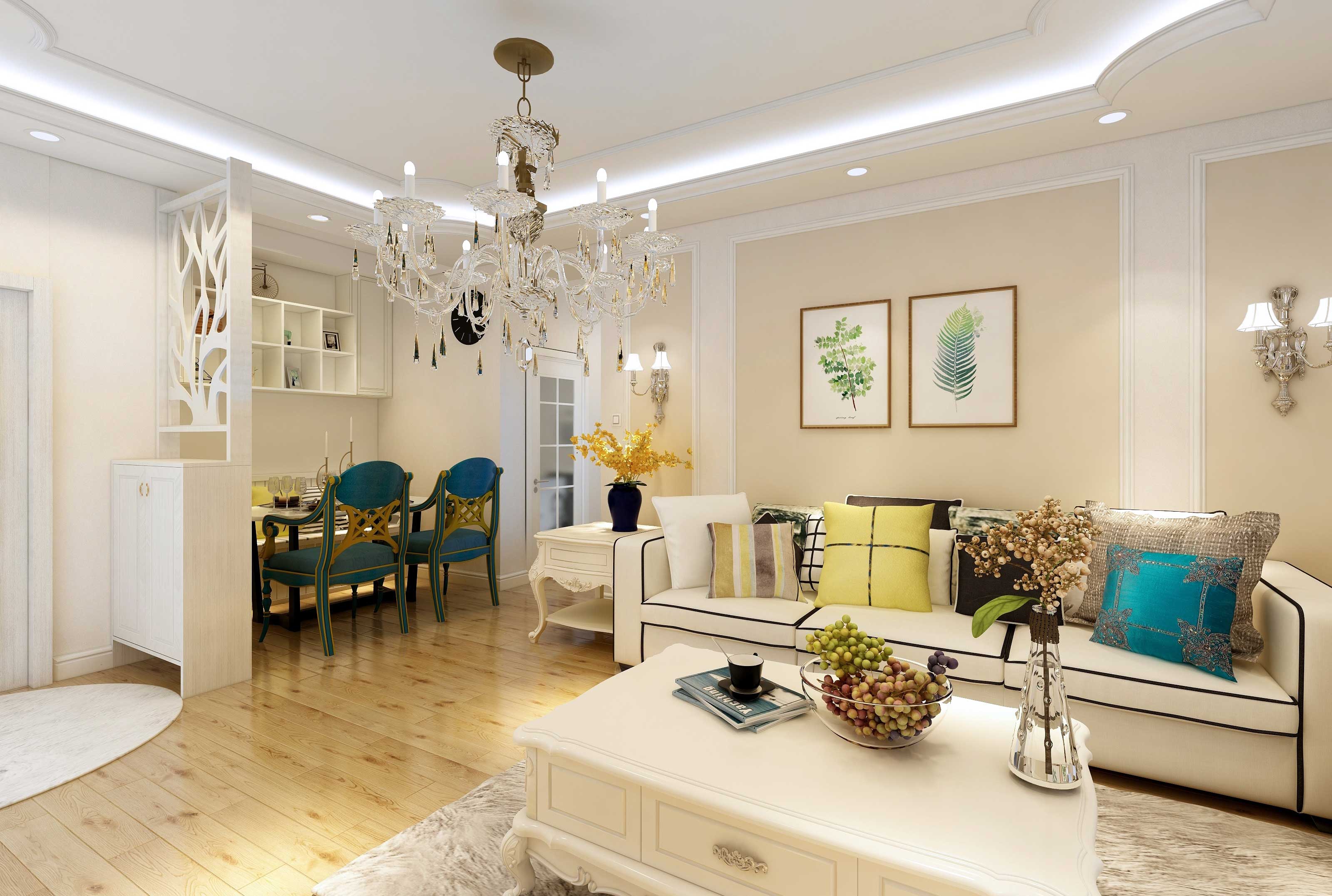 遼陽裝飾公司 簡(jiǎn)歐式別墅裝修效果圖賞析