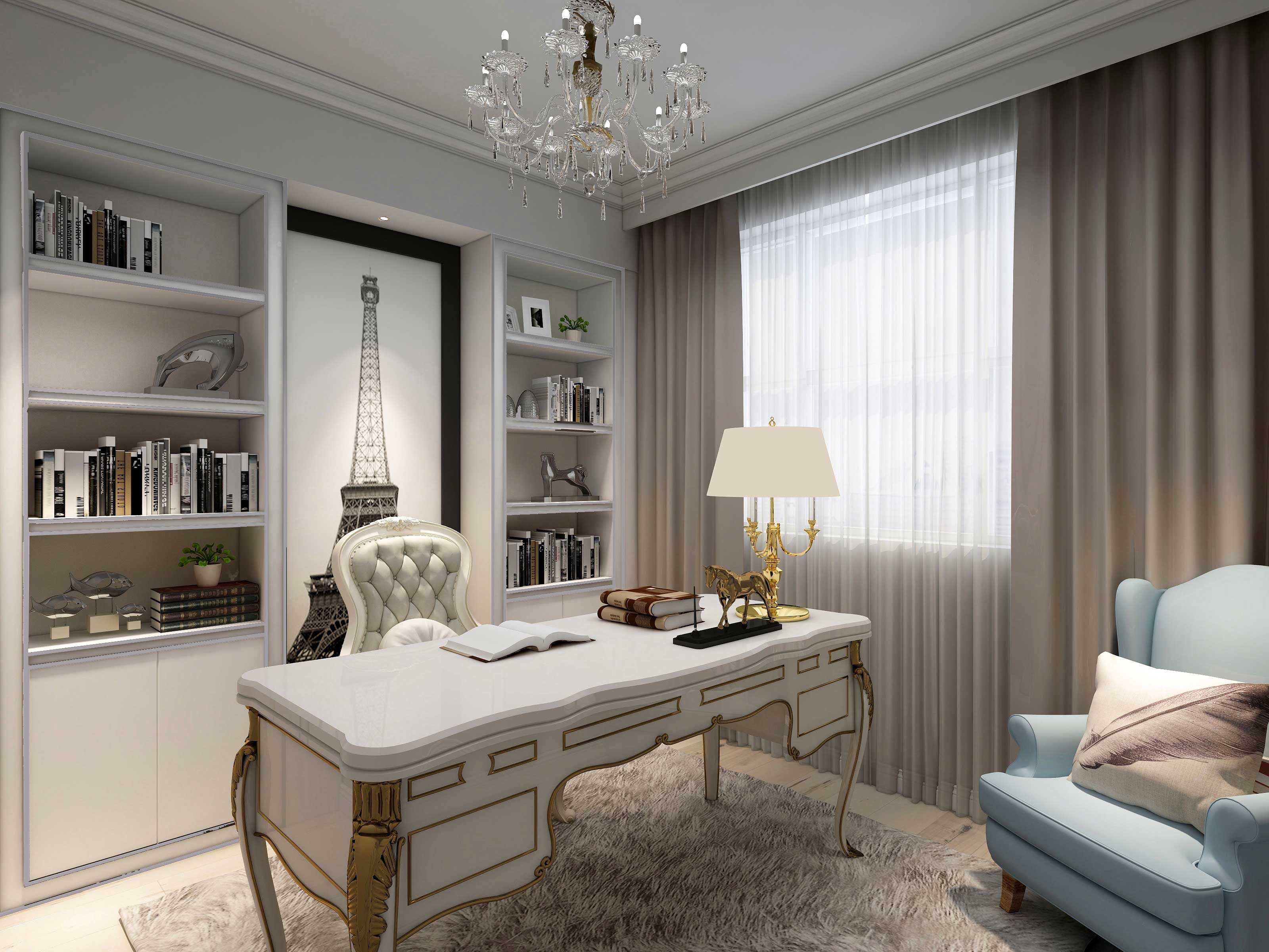 遼陽裝飾公司 簡(jiǎn)歐式別墅裝修效果圖賞析