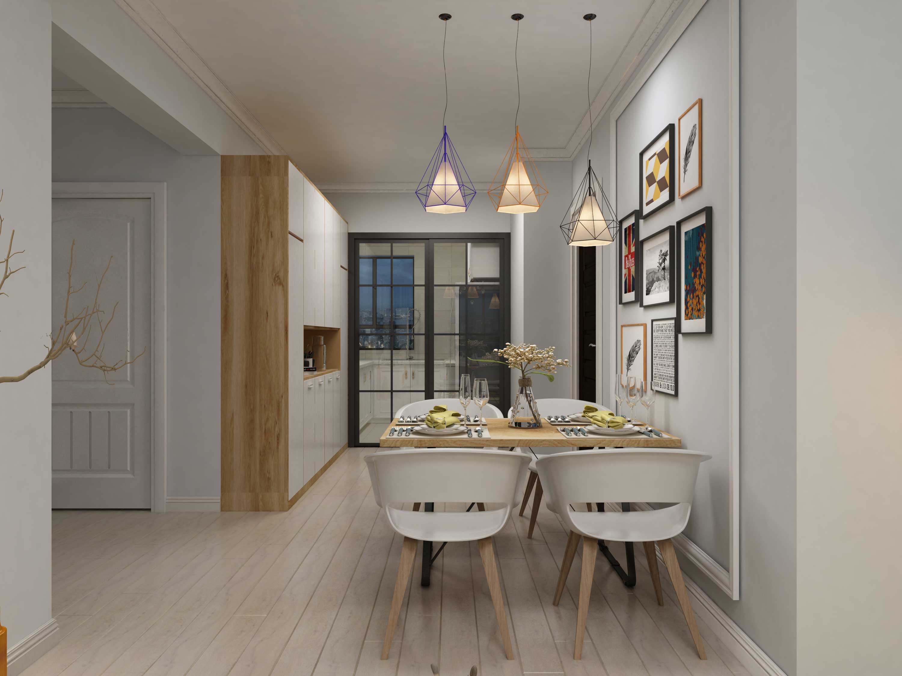 遼陽現(xiàn)代簡約風格裝修案例欣賞