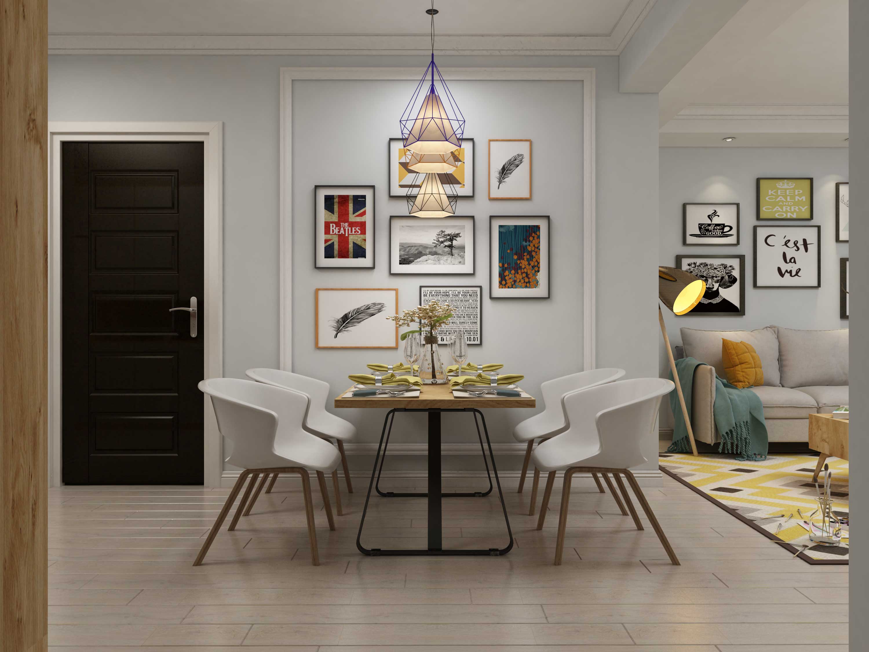 遼陽現(xiàn)代簡約風格裝修案例欣賞