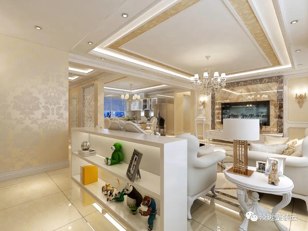 遼陽92平米的簡歐裝修風格案例賞析 遼陽92平米的簡歐裝修風格案例賞析