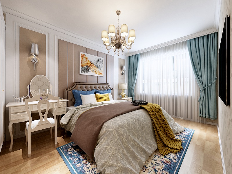 遼陽(yáng)簡(jiǎn)歐式裝修效果案例賞析